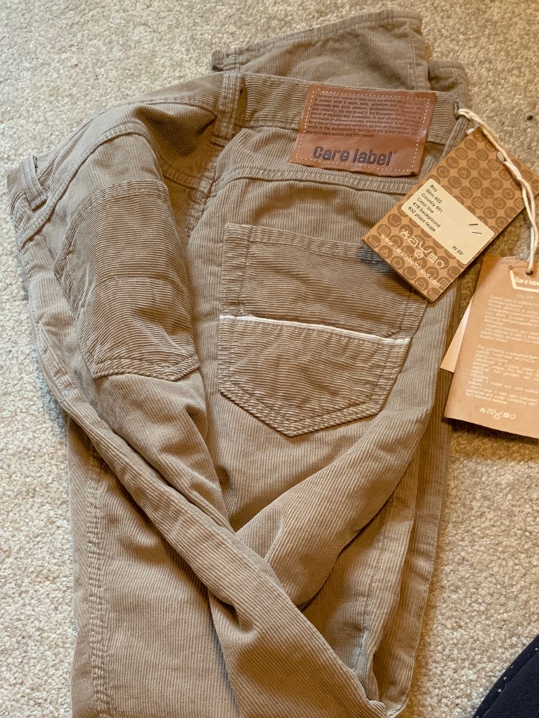 Care Label Men’s Corduroy Pants In Light Brown